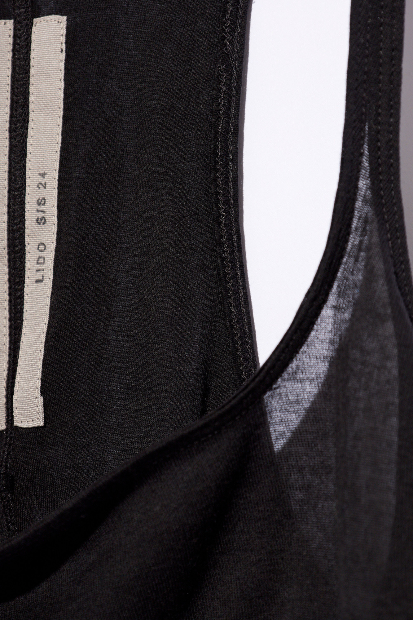 Black 'Unhorny' top Rick Owens - SchaferandweinerShops VG